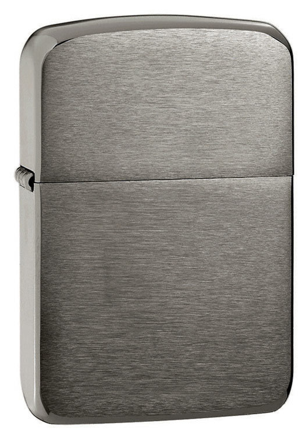 Зажигалка Zippo (1941Replica) с покрытием Black Ice, латунь/сталь, чёрная, глянцевая, 36x12