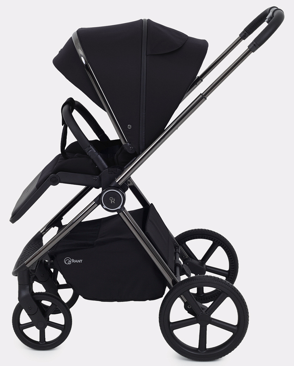 Детская коляска Rant Teo Black Chrome 3 в 1 Black