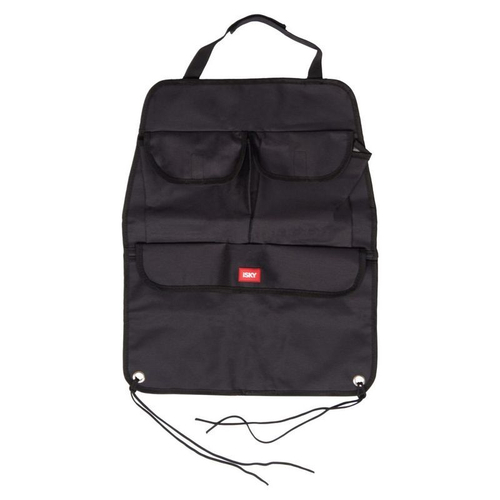 Органайзер на спинку переднего сиденья iSky, полиэстер, 52x42 см, черный IOG52B