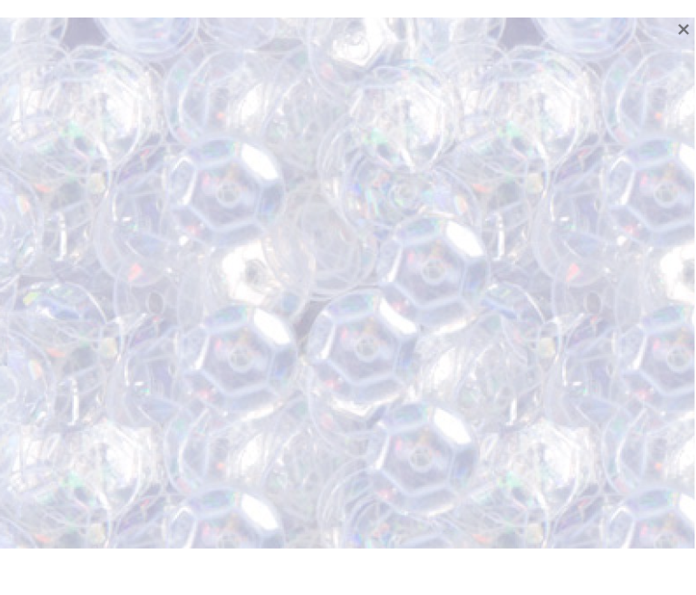 Пайетки "Zlatka" россыпью ZL 6 мм 5 х 10 г №26 прозрачный