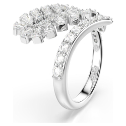 VIENNA:RING FEATHER WHI/RHS 58