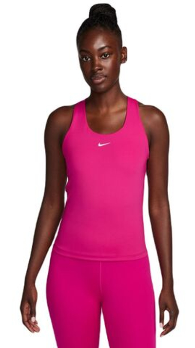 Топ теннисный Nike Dri-Fit Swoosh Bra Tank - Pink