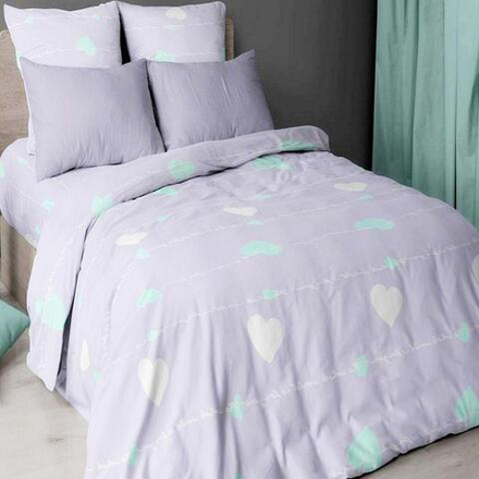 Комплект постельного белья "П37. ПРИТЯЖЕНИЕ", перкаль, 100% хлопок.