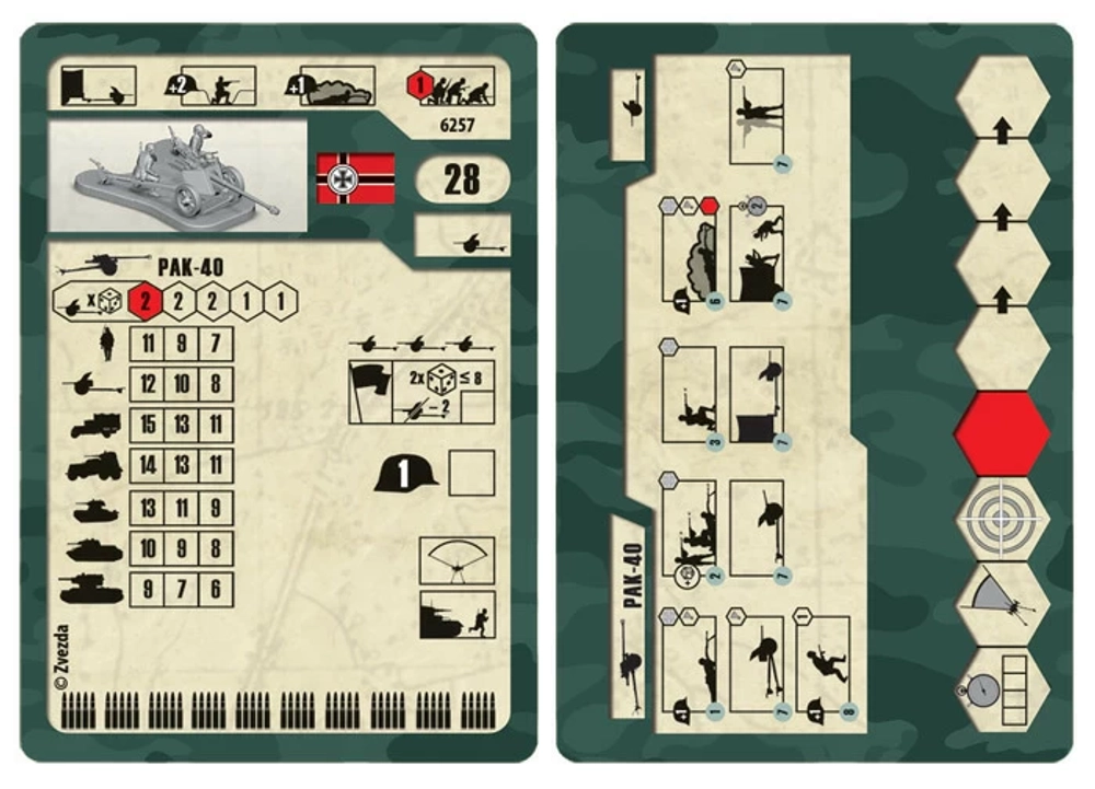 Немецкая противотанковая пушка ПАК-40 с расчётом