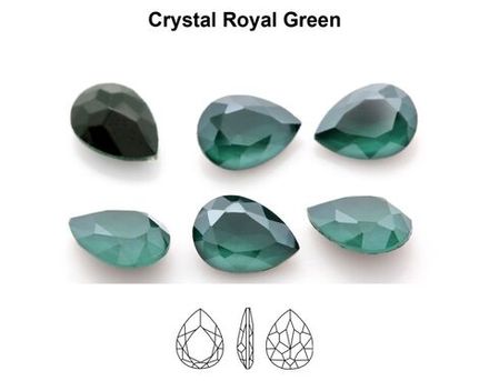 A4320 Pear Drop Aurora - Royal Green