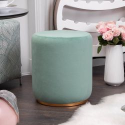 Банкетка ENZO Аквамарин Голд