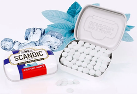 Конфеты SCANDIC без сахара со вкусом "Арктическая мята" 14 гр