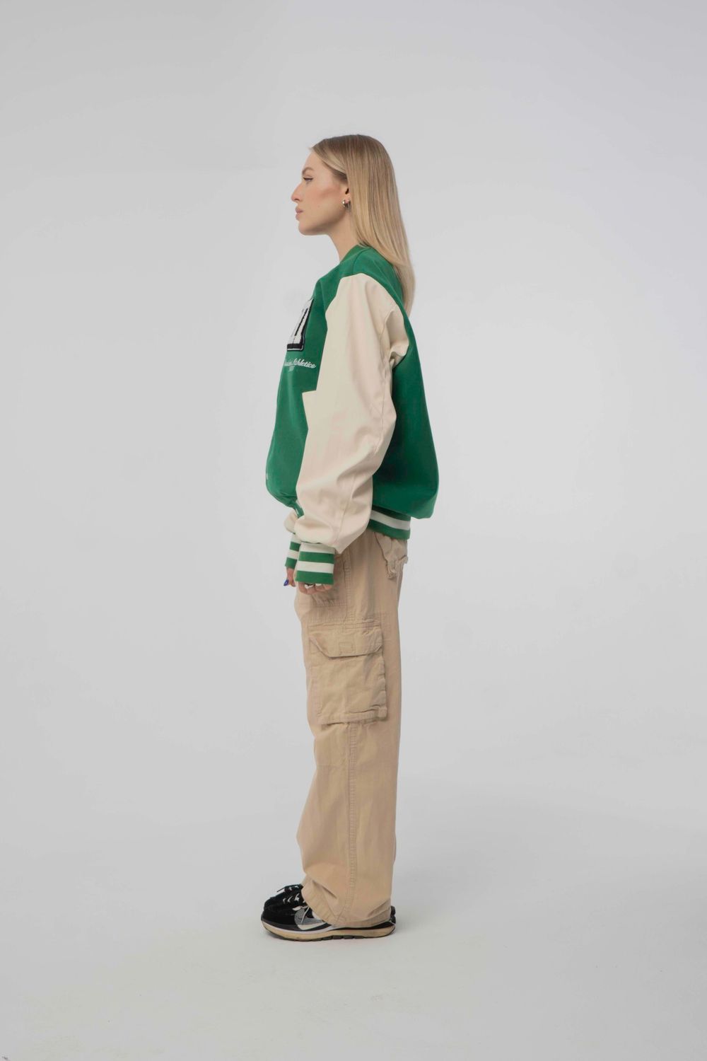 Купить Бомбер Колледж "Saint Exupery" Зеленый Бомбер Колледж "Saint Exupery" Зеленый