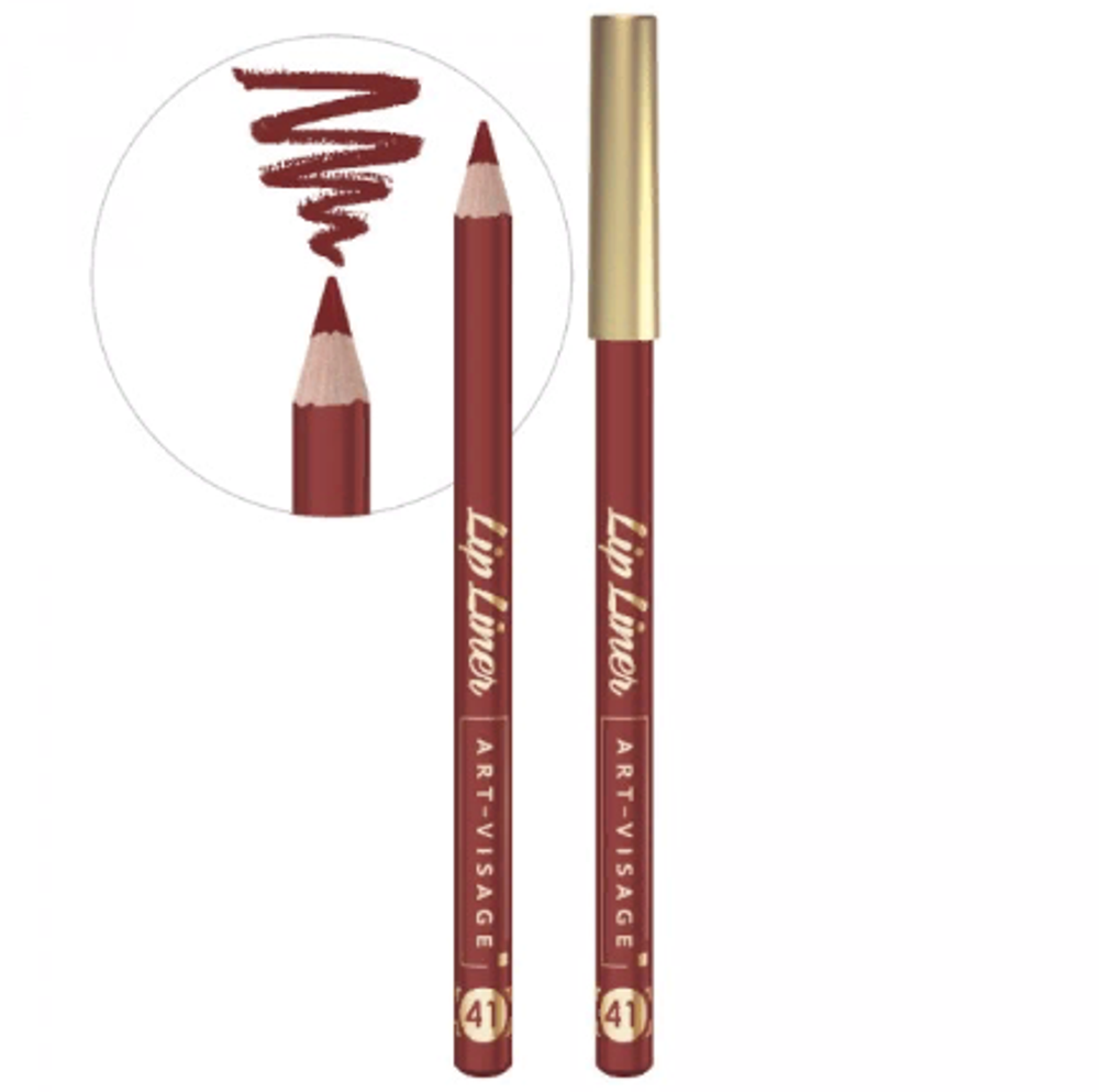 Art-Visage Карандаш для губ Lip Liner, тон №41, Винный