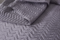 Покрывало 160х220 и наволочка 50х70 Sofi De MarkO Саванна темно-серое