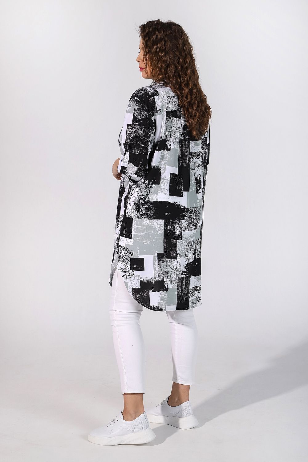 Туника (рубашка) Сага-3 Виотекс СЕРО-ЗЕЛЁНЫЙ