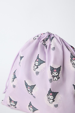 ZARA КОМПЛЕКТ ШКОЛЬНЫХ СУМОК KUROMI © SANRIO, ЧЕРНЫЙ