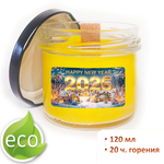 Свеча новогодняя, хвойная 2026, 120 мл