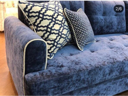 Шенилл Art-Deco indigo (Арт-Деко индиго)