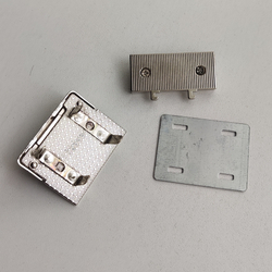 Замок задвижка на винтах Фурла Серебро