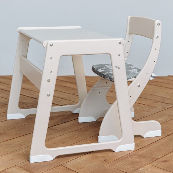 Набор растущей мебели. Ванильное мороженое с подушкой "Граффити" - фото: 1