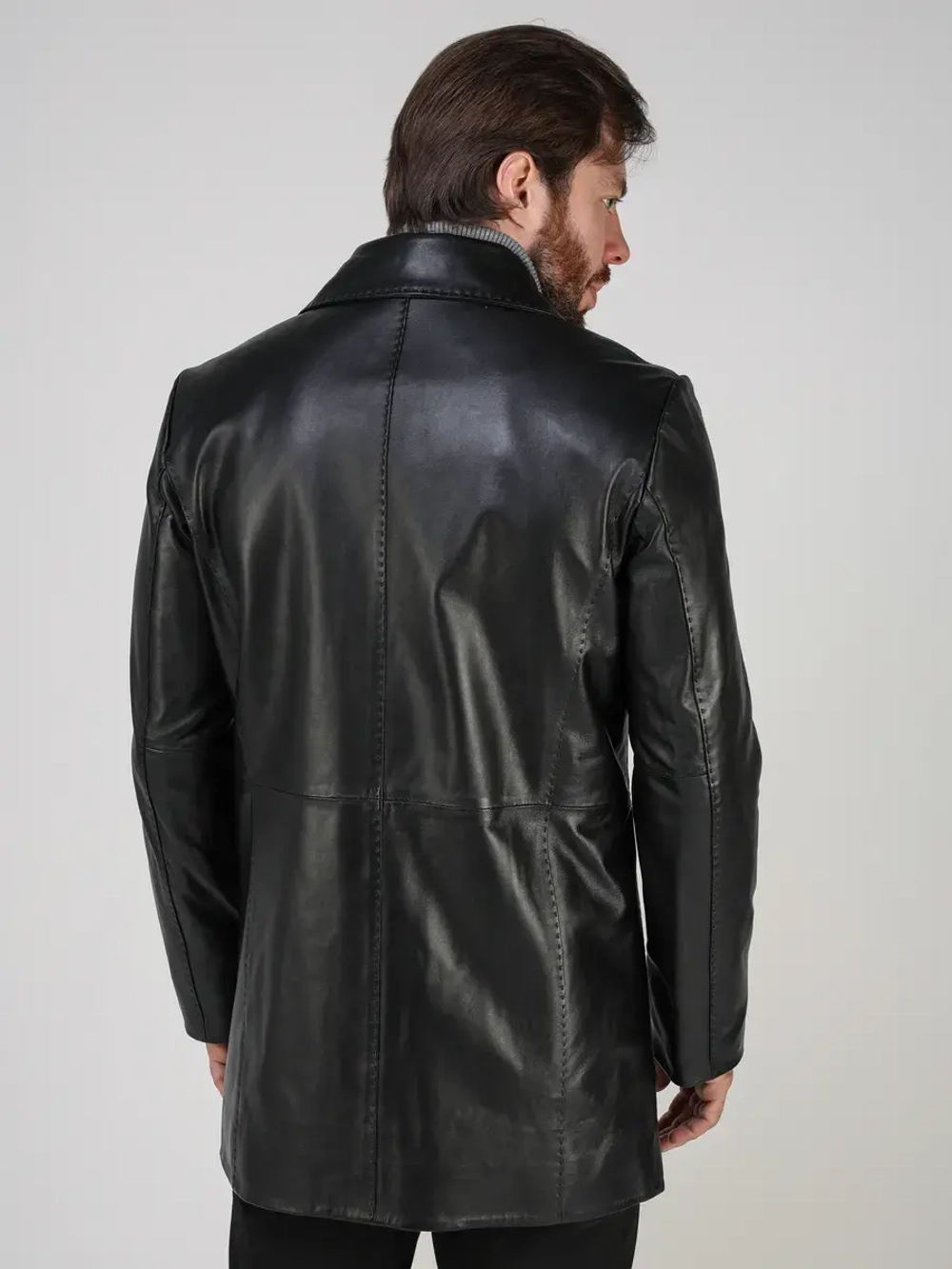 Кожаная куртка демисезонная