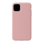 Накладка Apple 11 силикон матовый розовый Zibelino