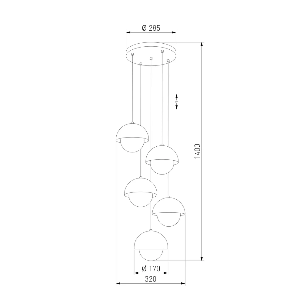 Подвесная люстра TK Lighting BONO 10214 Bono