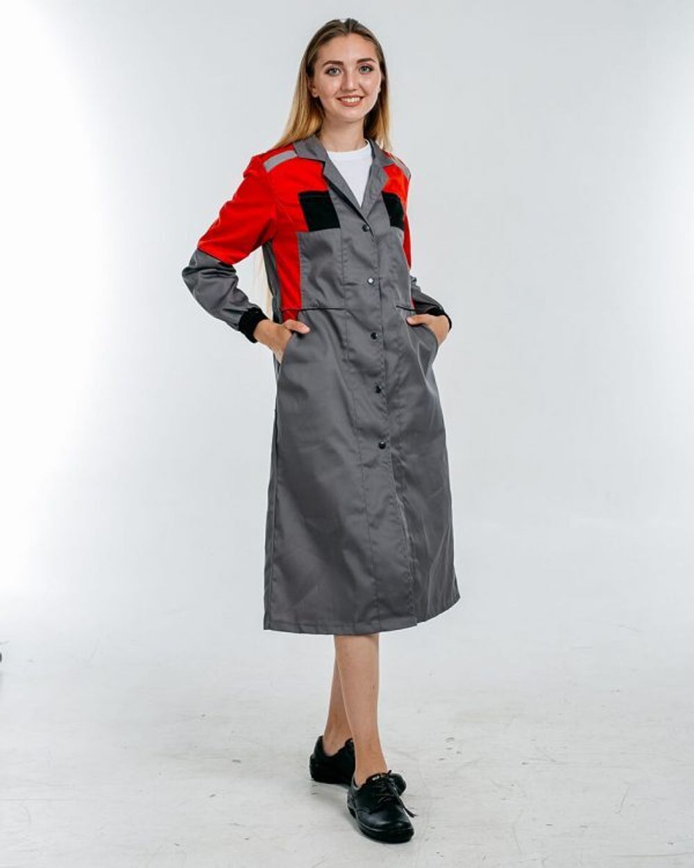 Халат женский рабочий ХР.441