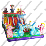 Надувной батут "Фантазия", 14*7*7 м