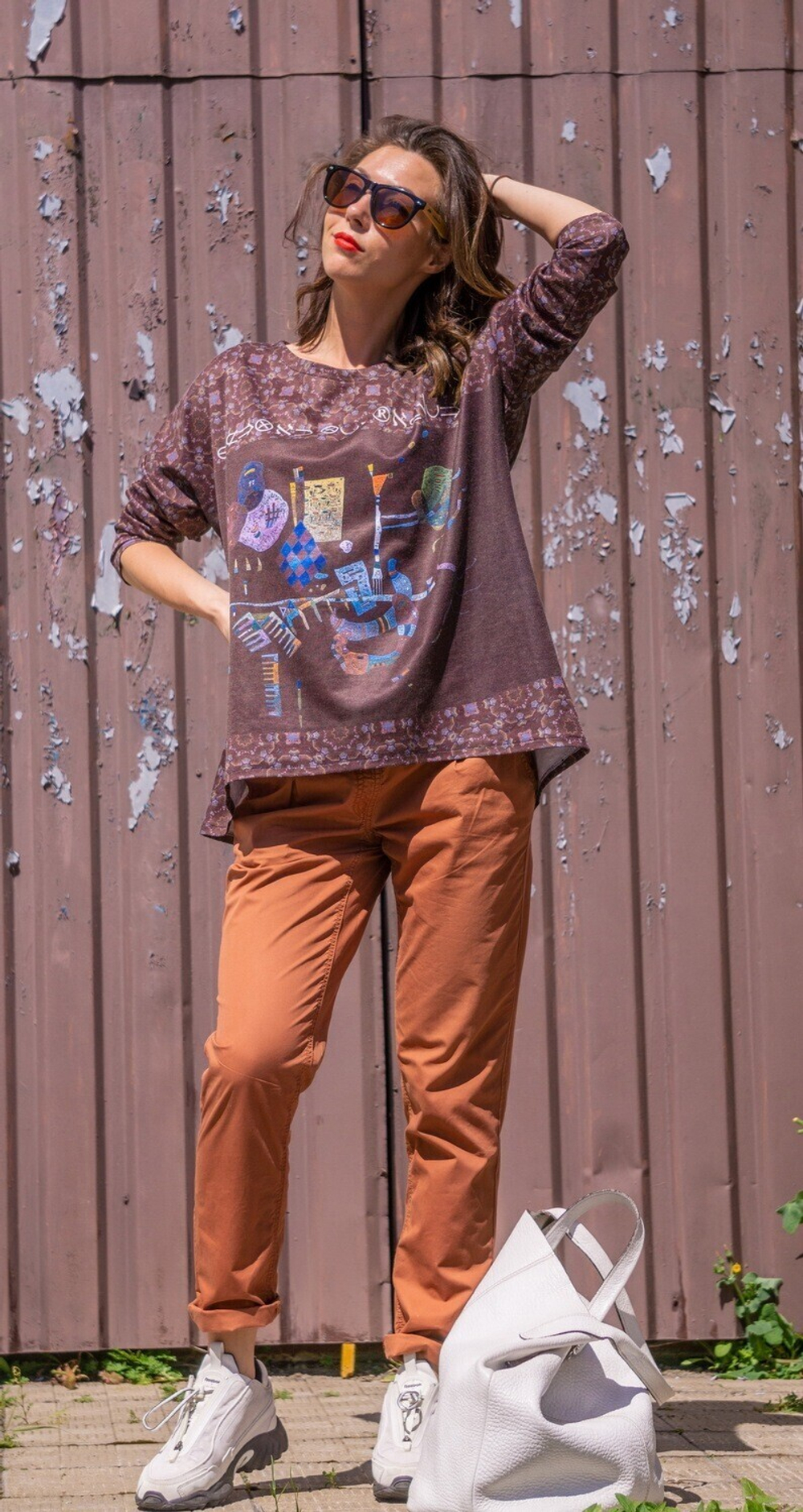 Туника по мотивам живописи Василия Кандинского