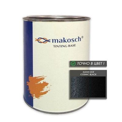 Автоэмаль makosch/SUZUKI ZCE, Базовая эмаль, чёрный, перламутр, 800мл.