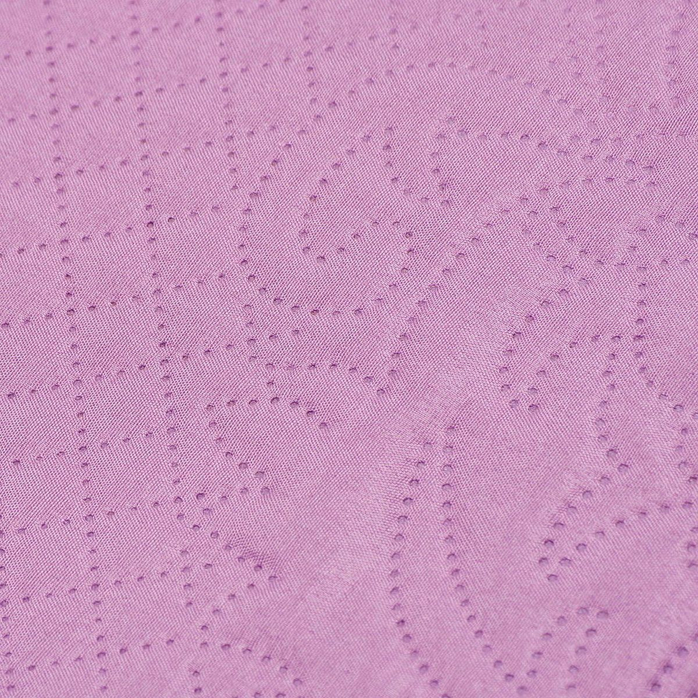 Покрывало евро, 220х240 см, 100%пэ, стеган, Silvano, Ультрасоник Элегия, пудр-лилов