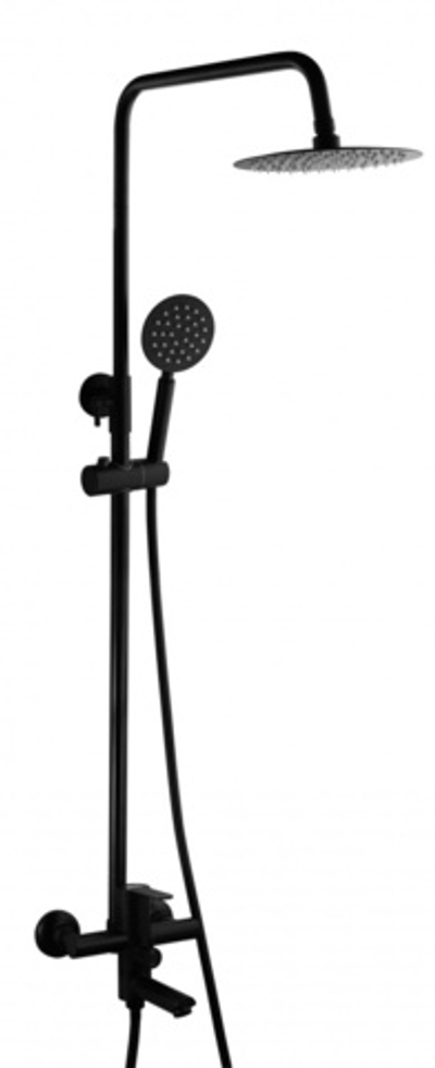 33032-C Од. душ. система из НЕРЖ. (ЧЕРНЫЙ)  HANSEN (5/1шт)