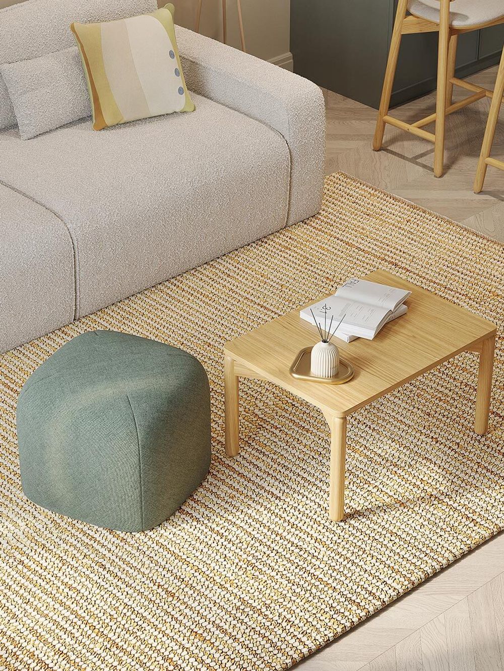 Диффузор ароматический Vetiver & Black cypress из коллекции Edge, 200 мл, бежевый