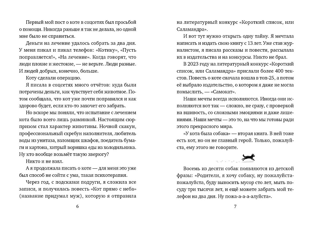 У кота была собака