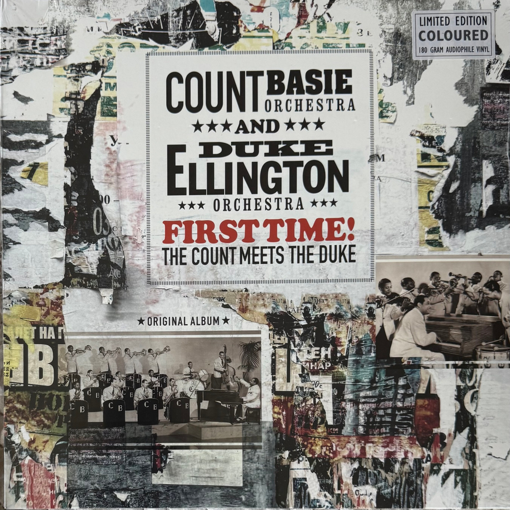 Виниловая пластинка Count Basie Orchestra and Duke Ellington Orchestra ‎– First Time! The Count Meets The Duke LP Orange