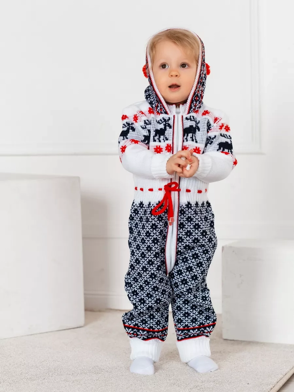 Комбинезон вязаный