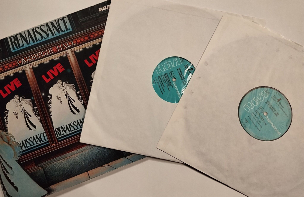 Винтажная виниловая пластинка LP Renaissance Live At Carnegie Hall (Germany 1976)