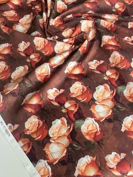 ЧАЙНЫЕ РОЗЫ, 100% ХЛОПОК 2