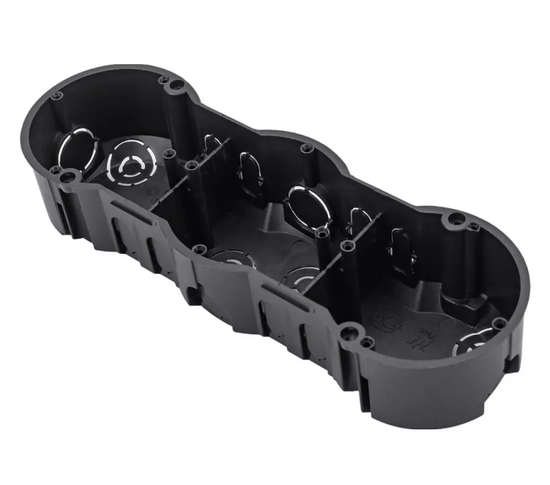 Подрозетник д/уст в ГВЛ 3-х местн 212х70х45