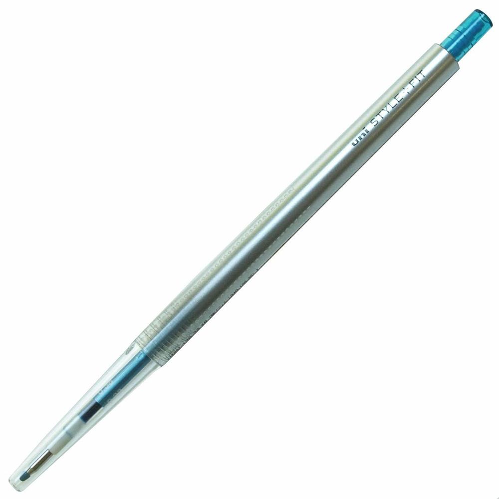 Гелевая ручка 0,38 мм Uni Style Fit - Sky Blue - зелено-голубые чернила