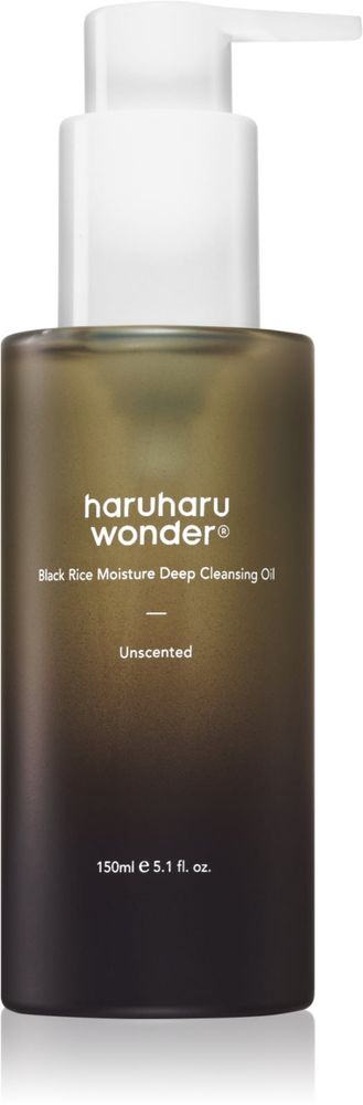 Haruharu Wonder очищающее масло для снятия макияжа для чувствительной и аллергической кожи Black Rice Moisture