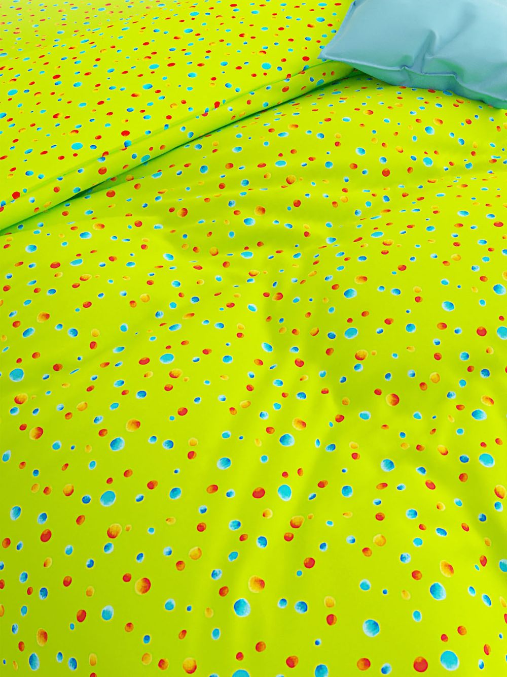 Наволочка комплект 2шт перкаль Сказка "Акварель" 50x70 см на молнии