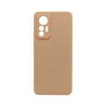 Силиконовый матовый чехол Silicone Case NEW ERA для Xiaomi 12 Lite, персиковый