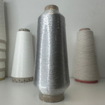 METALLICA - Stock Italy; 62% металлизированный люрекс, 38% п/а; 2000м/100гр; серебро; Бобинки ТОЛЬКО по 123 гр; НЕ РАЗМАТЫВАЕМ!!