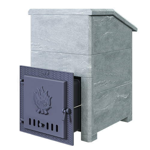 Чугунная печь для бани Комплект GFS ЗК 30 Президент 1000/40/50 Талькохлорит