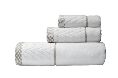 Полотенце 50x90 Garda Decor Орсетто белое