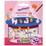 Наклейки из EVA "Ламы и кактус", 24 штуки, ассорти, ЮНЛАНДИЯ, 662687