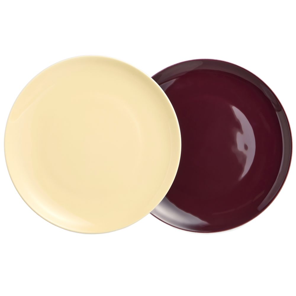 НАБОР ТАРЕЛОК ЗАКУСОЧНЫХ LEFARD "TET-A-TET" 2 ШТ. 20,5 СМ (КОР=16НАБ.)