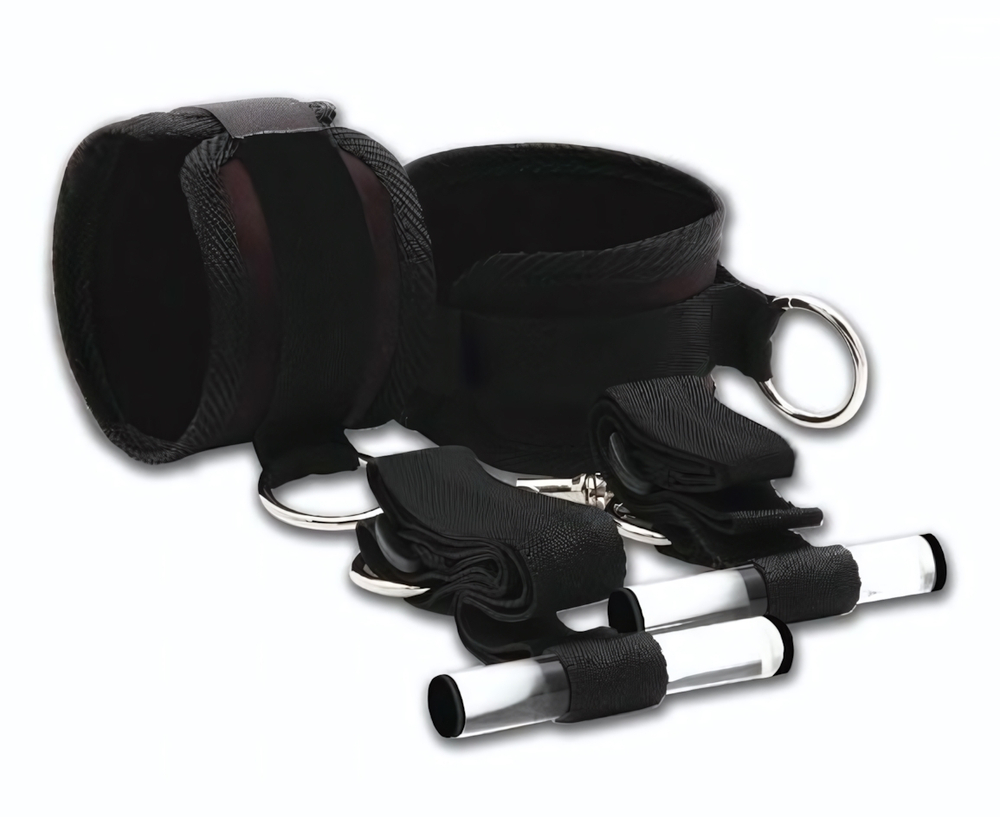 Черные фиксаторы с креплением к двери (Цвет: черный)