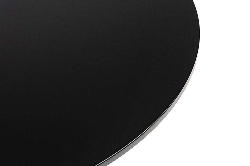 "Беллини" пластиковый круглый стол Ø80см, цвет темно-серый