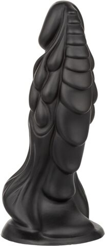 Черный фантазийный фаллоимитатор The Martian - 19,7 см. (Цвет: черный)