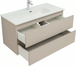 Тумба с раковиной Aquanet Вега 2.0 337939/254365 100 бежевый