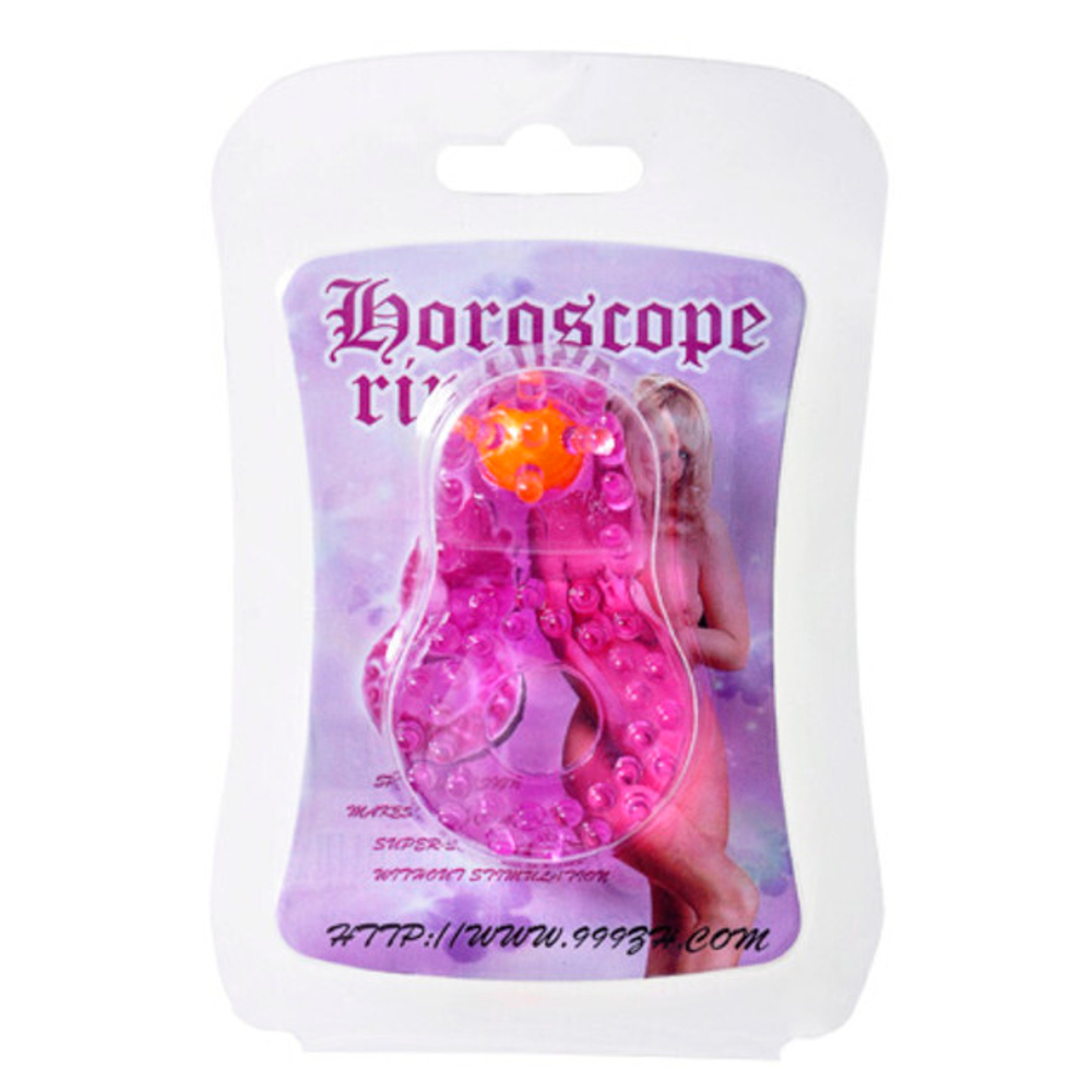 Эрекционное кольцо розовое со стимуляцией клитора (розовый) (Цвет: розовый)